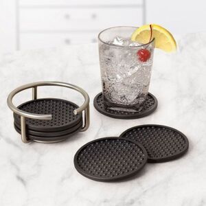 Black set of coasters